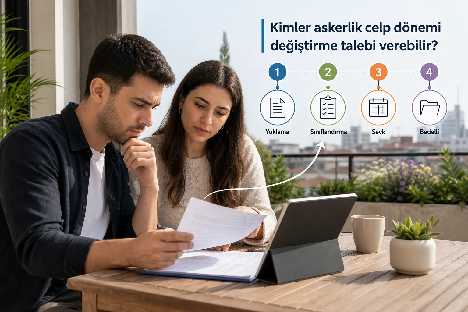 Açıklamalı görsel: Kimler askerlik celp dönemi değiştirme talebi verebilir? - Askerlik Celp Dönemi Değiştirme: e-Devlet Başvurusu ve Şartlar