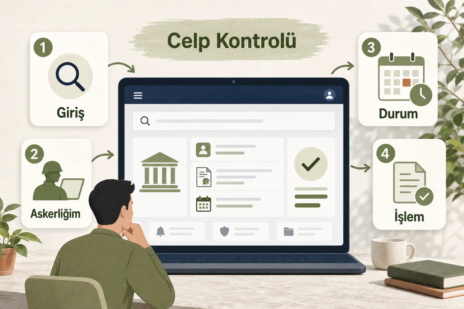 İnfografik: e-Devlet üzerinden askerlik celp dönemi değiştirme adımları nasıl kontrol edilir? - Askerlik Celp Dönemi Değiştirme: e-Devlet Başvurusu ve Şartlar