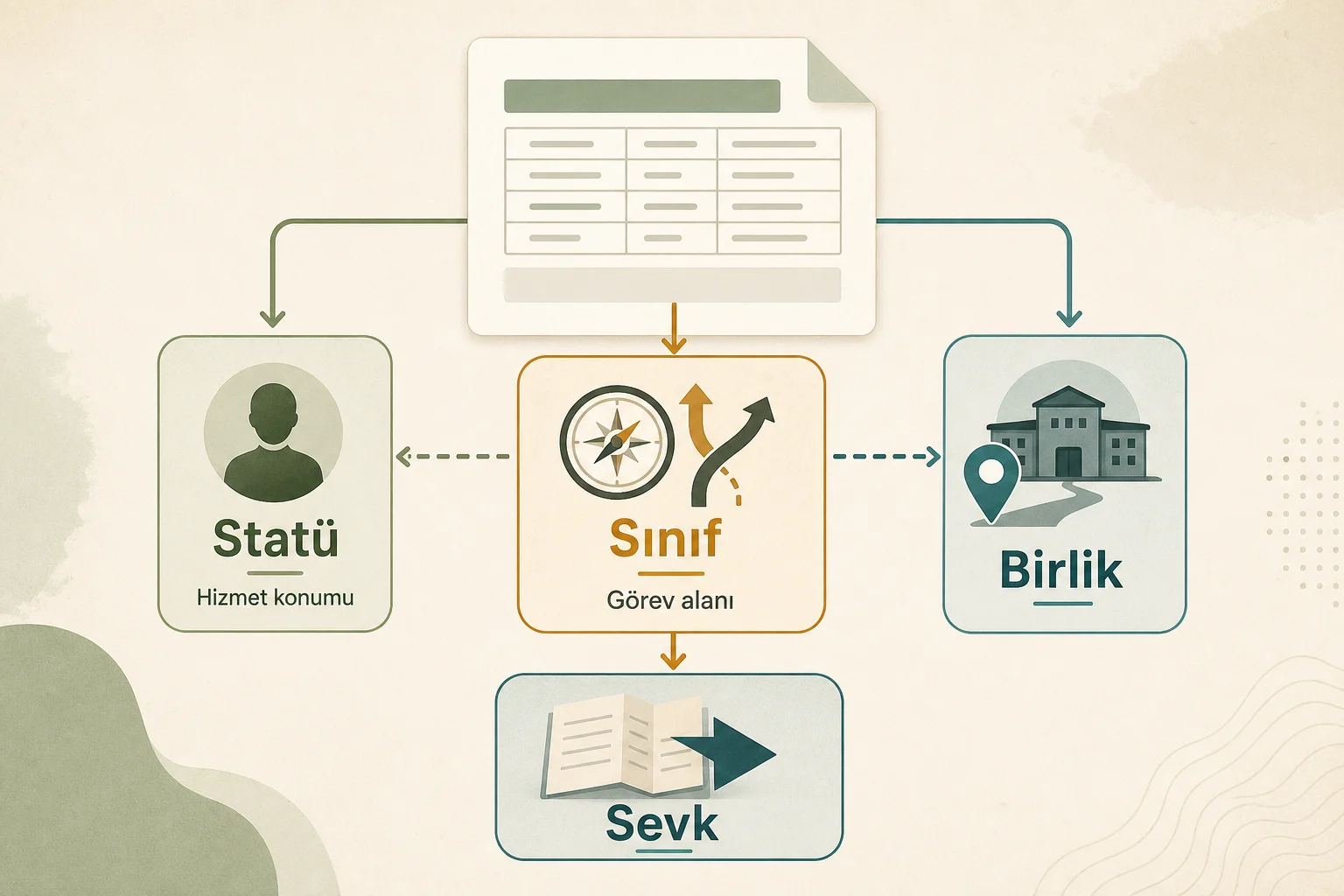 İnfografik: Sınıf bilgisi statüden farklı olarak neyi açıklar? - Askerlik Sınıflandırma Sonucu Ne Demek? Statü, Birlik ve Sevk Bilgileri